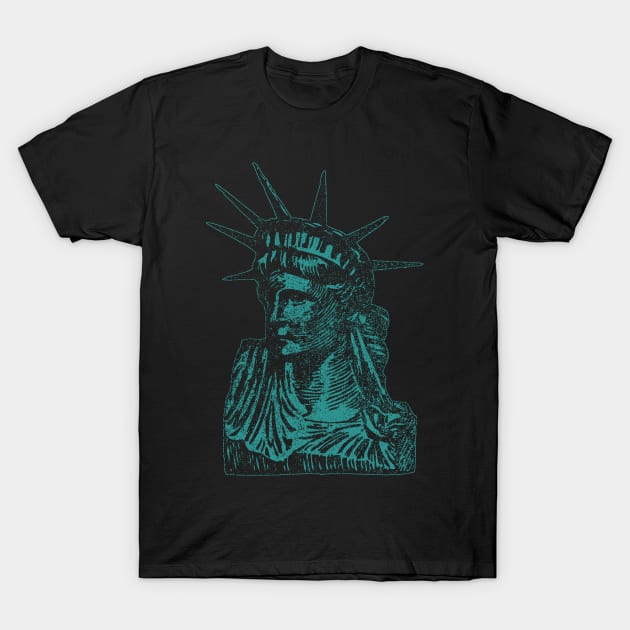 Statue of Liberty 3 T-Shirt by GloopTrekker